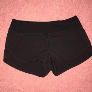 Lululemon girls black shorts